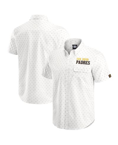 Мужская рубашка Darius Rucker Collection by Fanatics San Diego Padres с принтом, кремового цвета