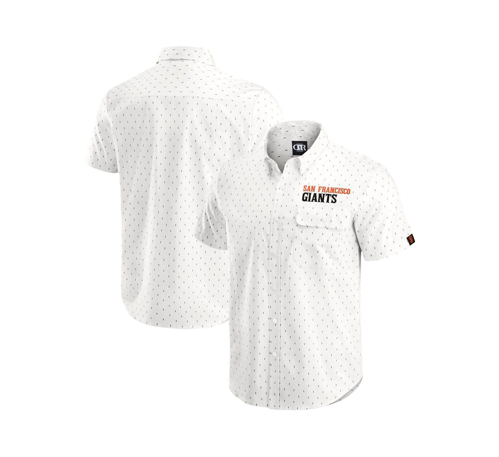 Мужская рубашка Darius Rucker Collection by Fanatics кремового цвета с принтом San Francisco Giants