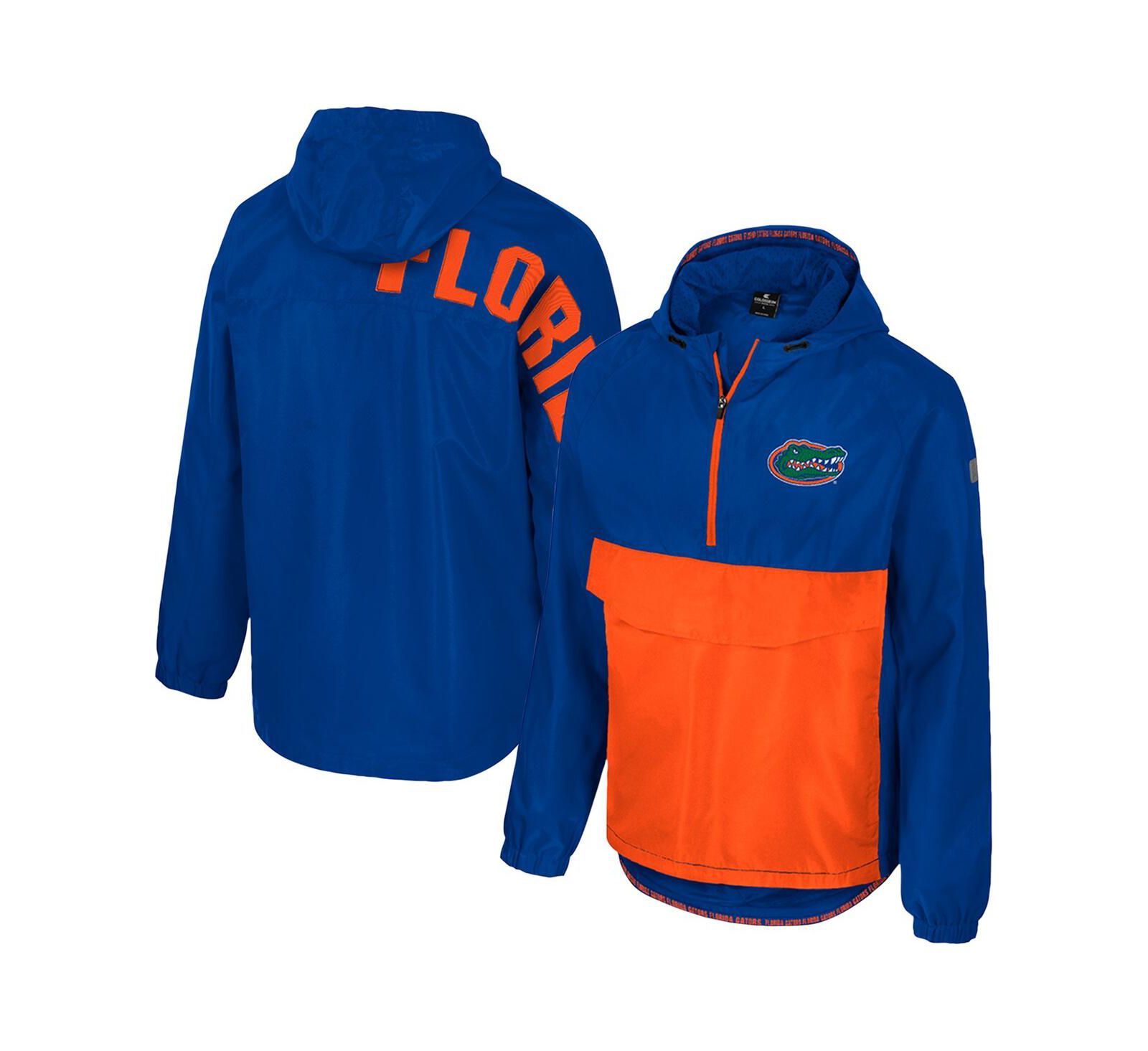 Мужская куртка Colosseum Royal Florida Gators Reloaded Anorak Half-Zip