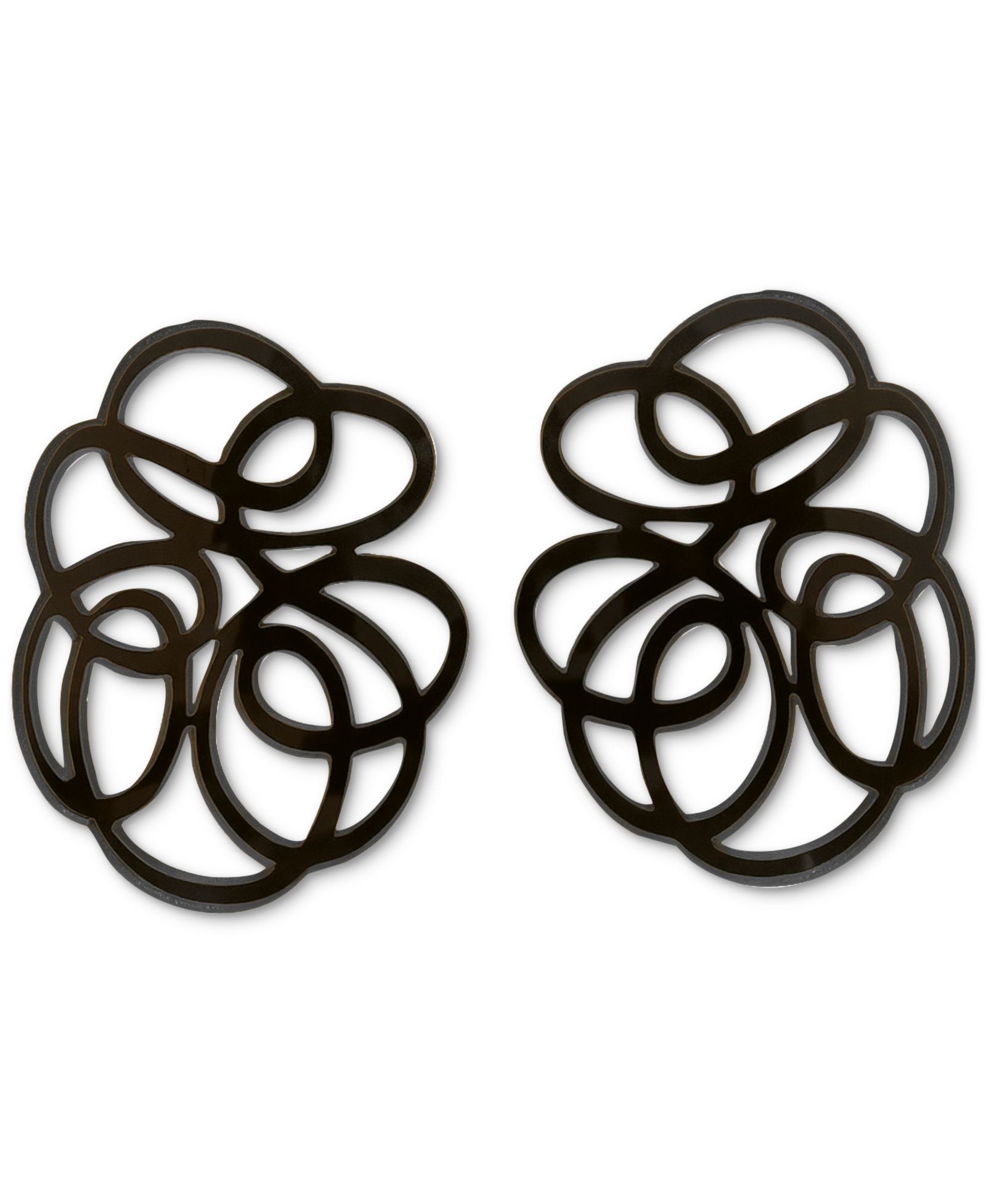 Серьги-гвоздики Swanky Designs Tatiana Mini Stud Curvy