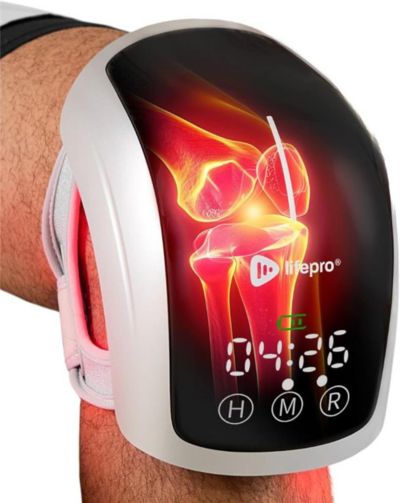 Lifepro Коленный бандаж для светотерапии красным светом с подогревом – устройство для инфракрасной терапии колена, согревающий массажер для восстановления и ежедневного комфорта