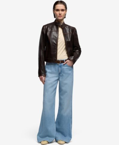 Джинсы 7 For All Mankind Women's Modern Dojo с высокой посадкой и расклешенными штанинами
