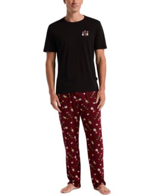 Мужские пижамные брюки Perry Ellis Portfolio Deluxe Touch Cocktail-Print