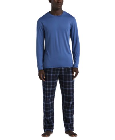 Мужской комплект из рубашки и пижамы в клетку Perry Ellis Portfolio