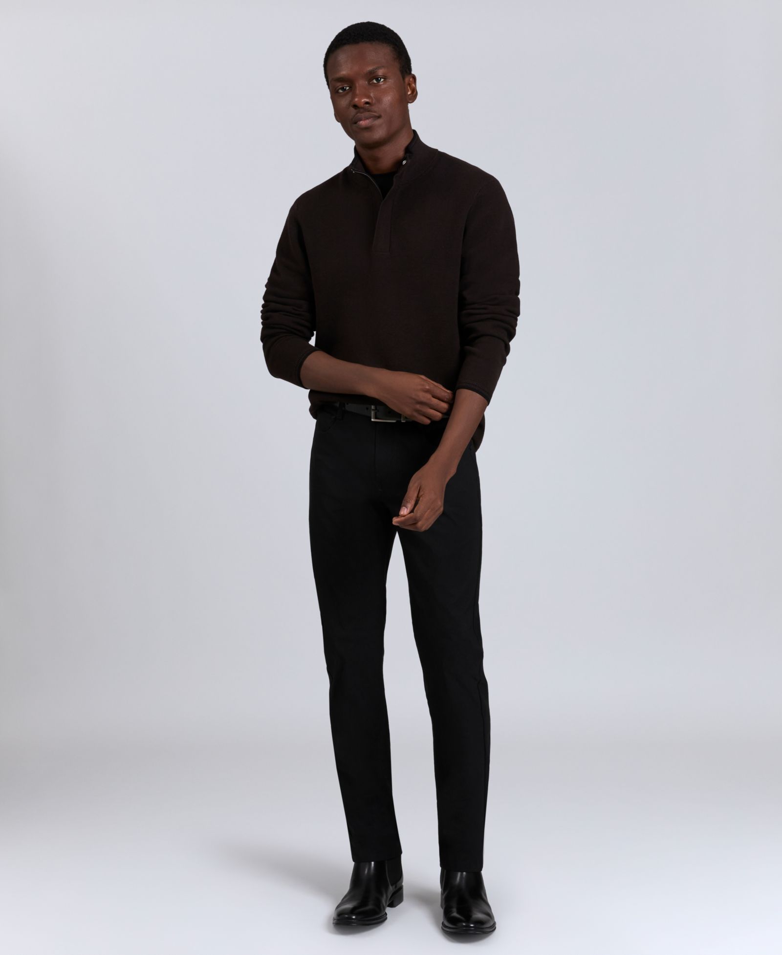 Kenneth Cole Men's Quarter Zip Sweater