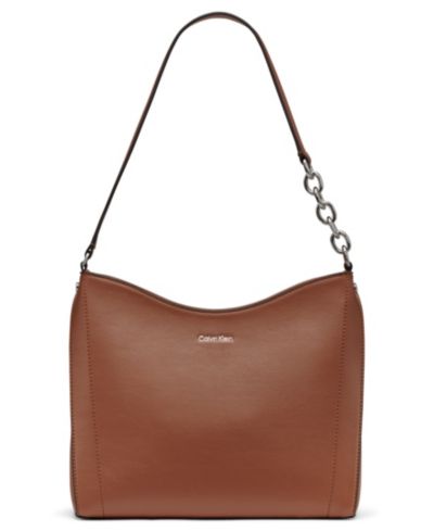Calvin Klein Nova Top Zipper Chain Shoulder Bag