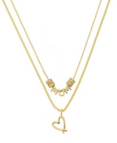 Набор подвесок Unwritten Cubic Zirconia Mom and Heart