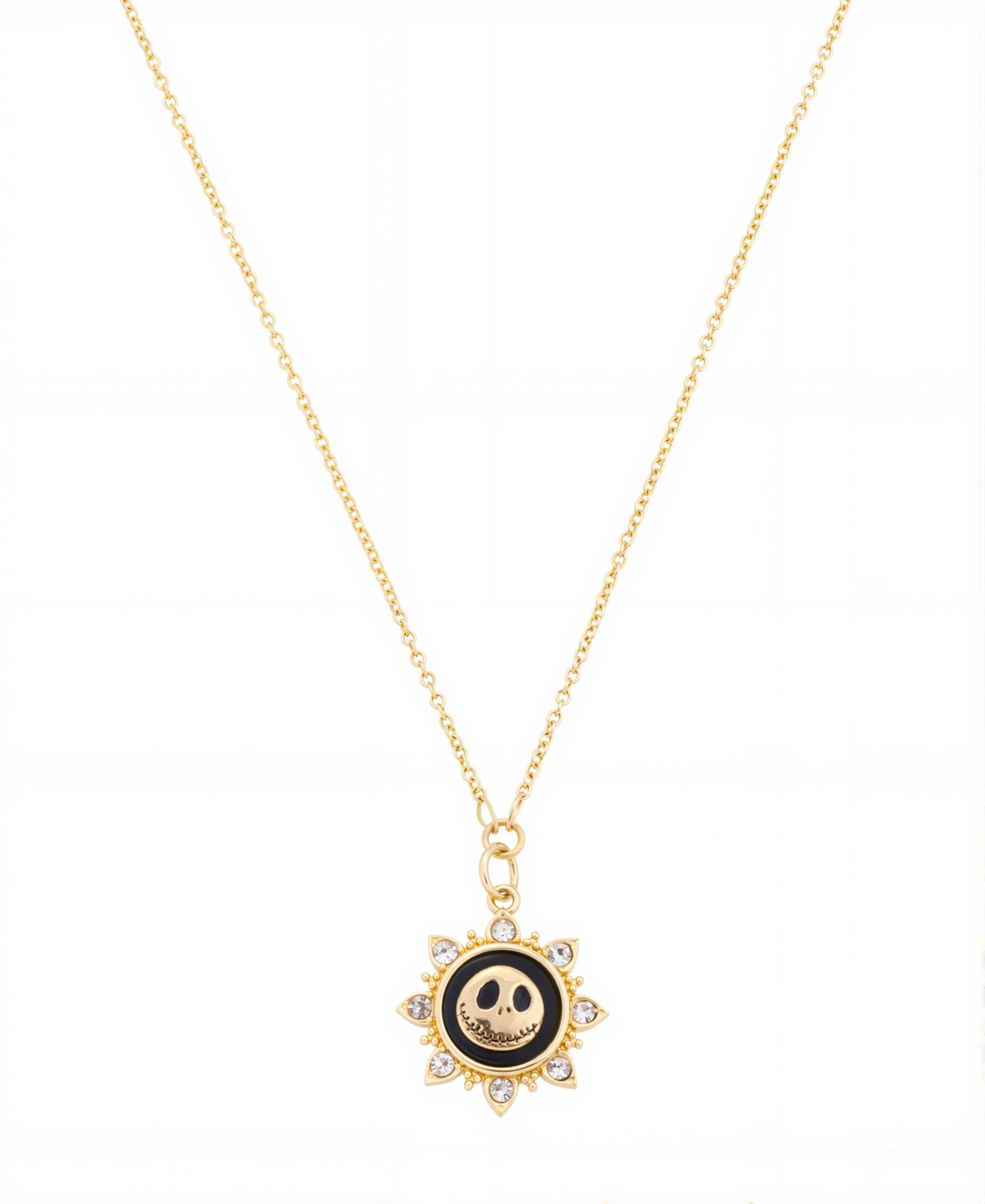 Disney Nightmare Before Christmas Crystal Pendant Necklace