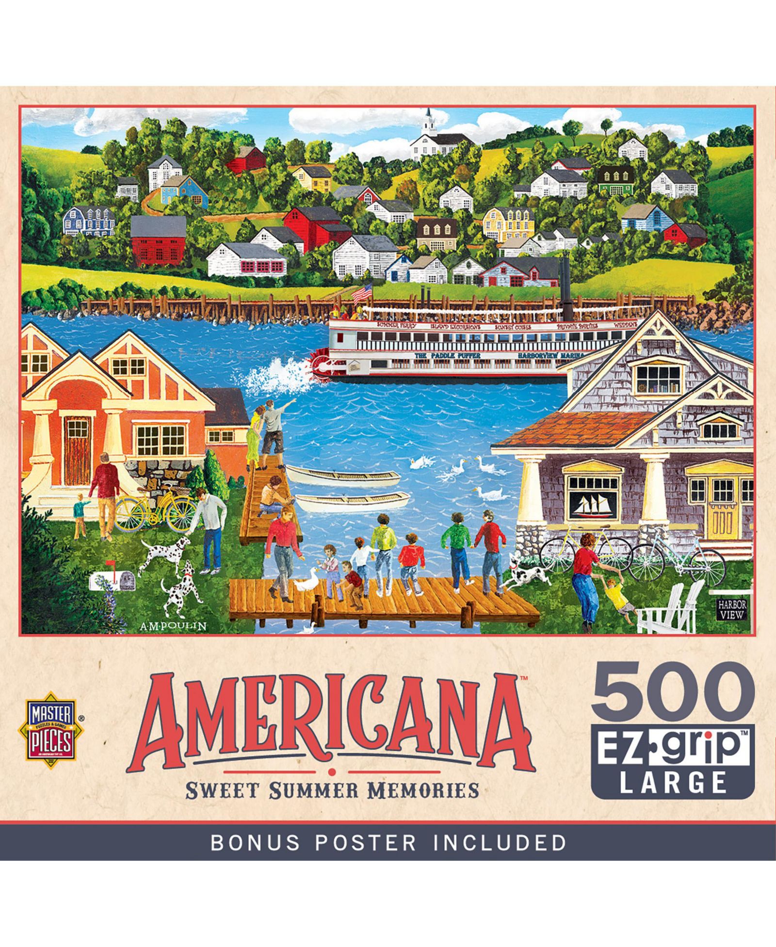 Masterpieces Puzzles Sweet Summer Memories 500-Piece Puzzle, Ages 14+