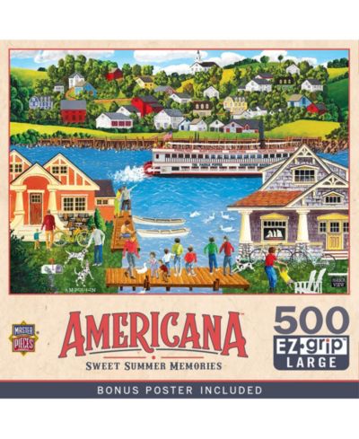 Masterpieces Puzzles Sweet Summer Memories 500-Piece Puzzle, Ages 14+