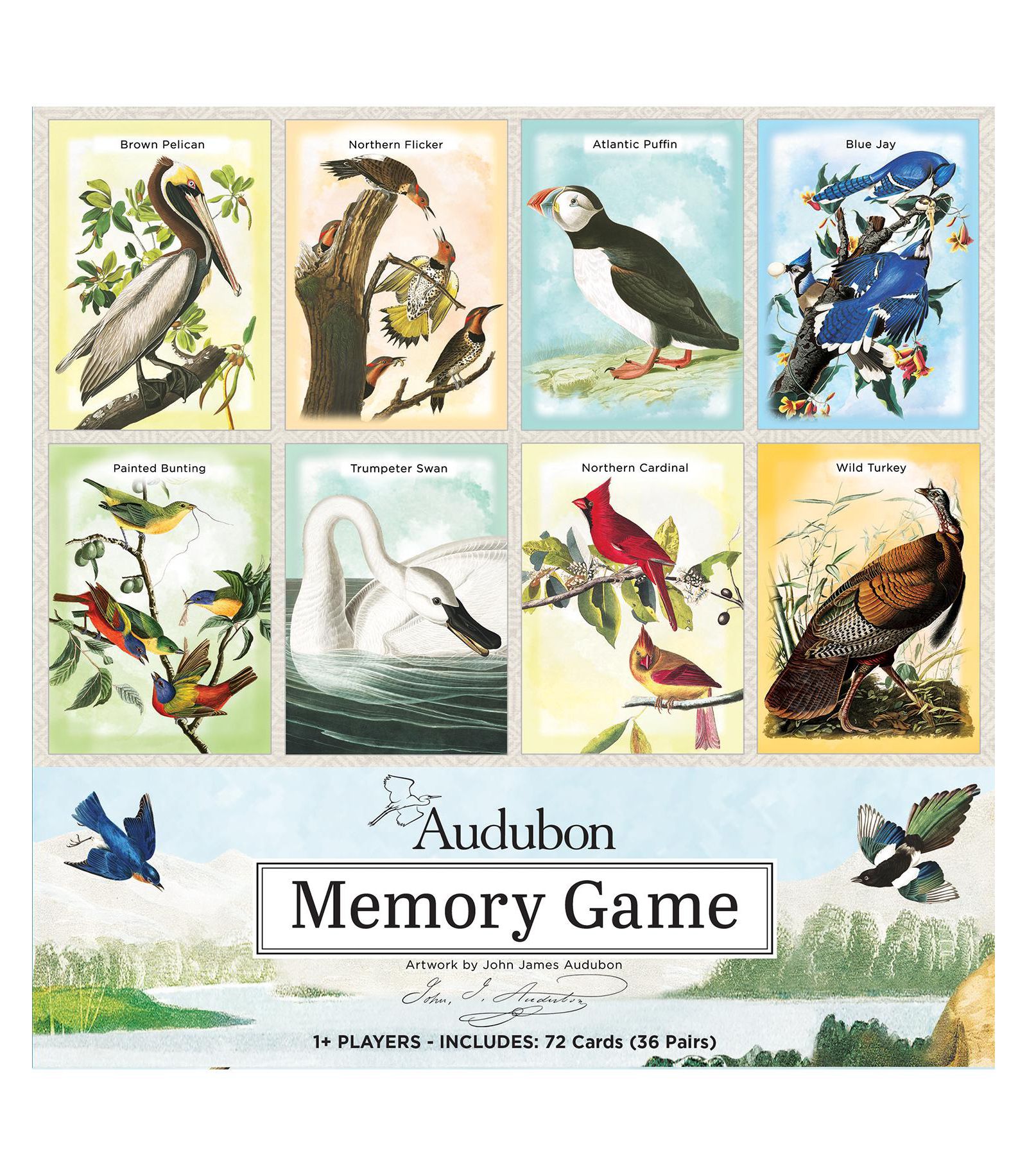 Игра на память Masterpieces Audubon Memory Game