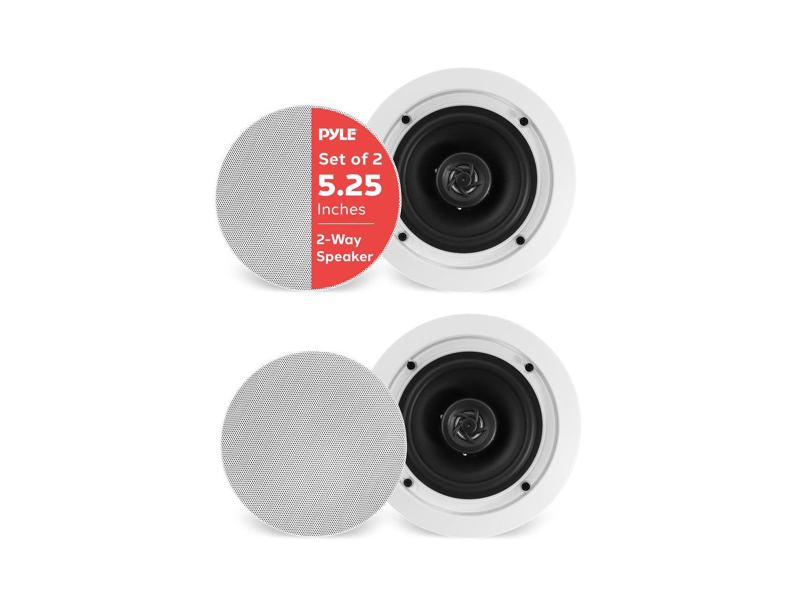 Pyle Two-Way In-Wall/In-Ceiling Speakers