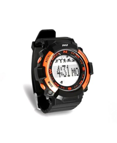 Pyle Multi-Function Sports Watch with Sleep Monitor & Step Counter (Orange