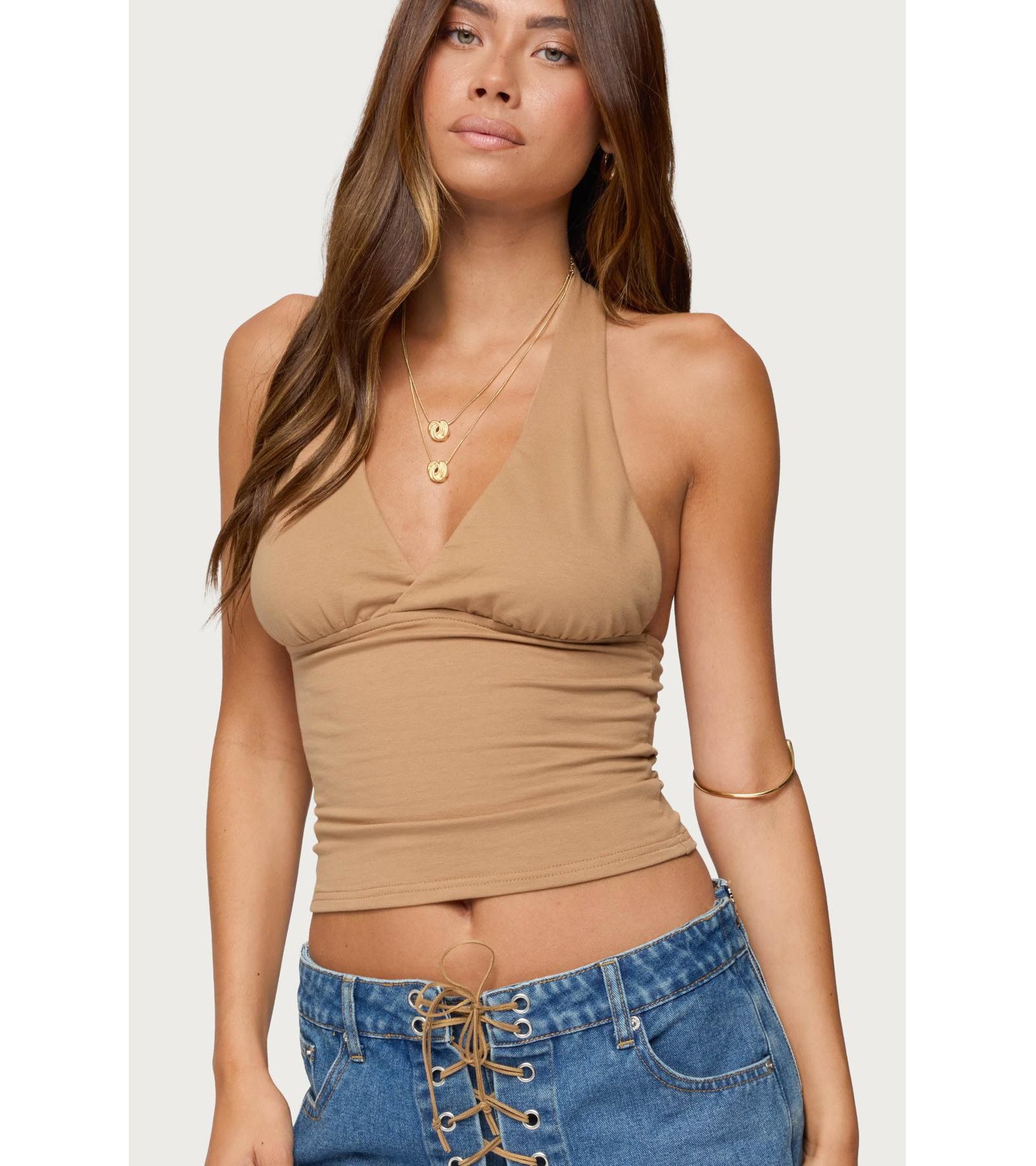 Женский топ Edikted Jaynee Halter Top