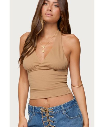 Женский топ Edikted Jaynee Halter Top