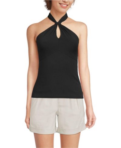Женский топ Lands' End Slender Twist Front Halter