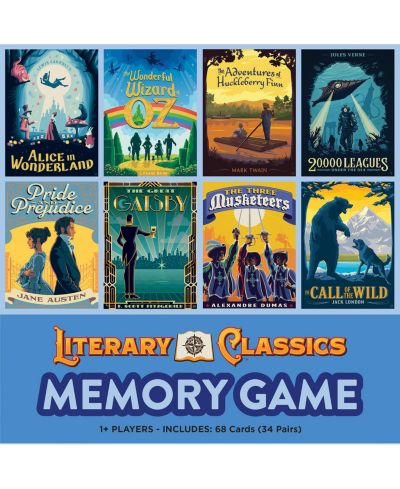 Masterpieces настольная игра на память Literary Classics