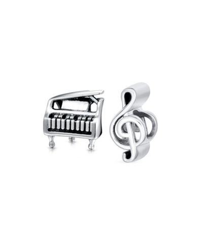 Подвеска-шарм Bling Jewelry Sterling Silver Musician Pianist Music Student Grand Piano and Notes Table G Clef (Набор)