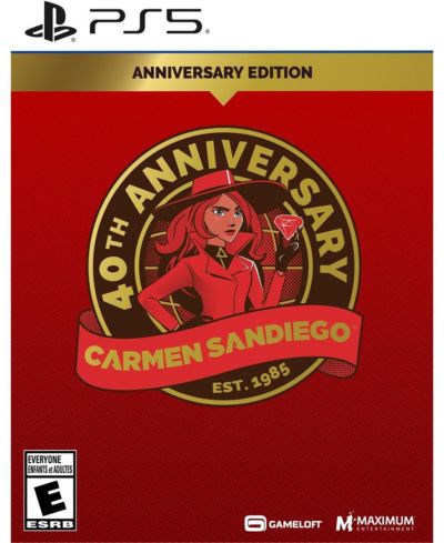Maximum Gaming Carmen Sandiego 40th Anniversary Edition для PlayStation 5