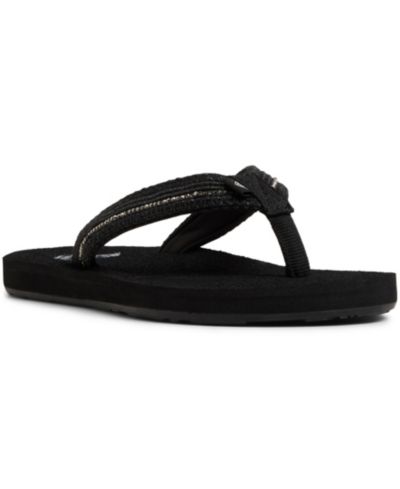 Женские плоские босоножки Roxy Porto Bling с круглым носом