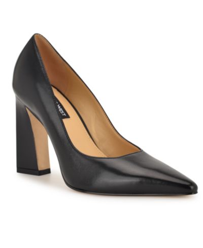 Nine West Women's Tamant High Tapered Block Heel Pumps