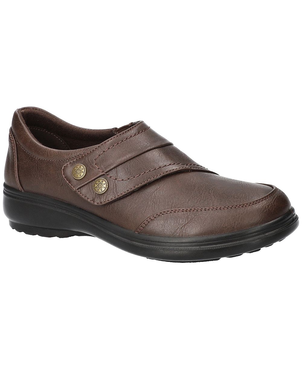 Easy Street Women's Joy Comfort Hook and Loop Flats