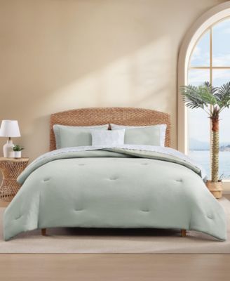 Tommy Bahama Seersucker Solid 8-Pc. Comforter Set, King