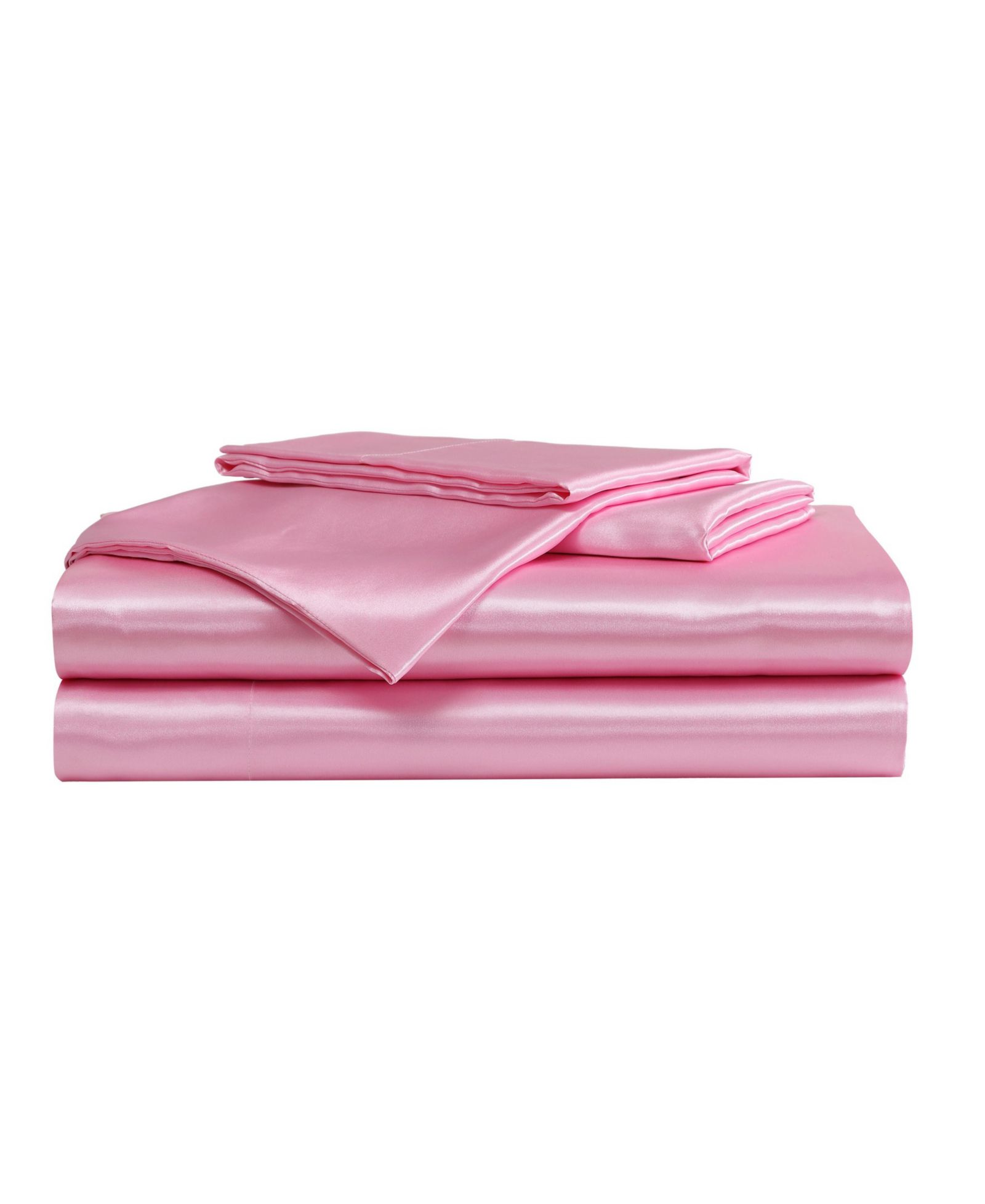 Betsey Johnson Solid Satin 3-Pc. Sheet Set, Twin XL