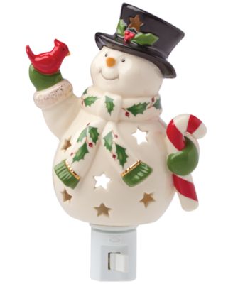 Ночник Lenox Happy Holly Days Snowman