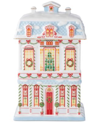 Банка для печенья Lenox Village Christmas Cookie Jar