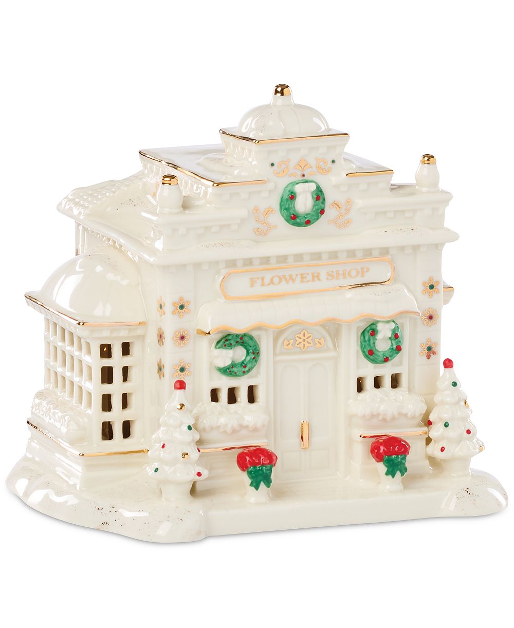 Фигурка Lenox Mistletoe Park Light-Up Flower Shop