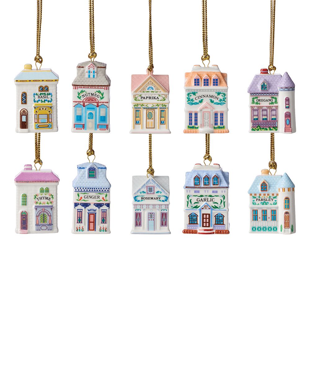 Декоративные украшения Lenox Spice Village, набор из 10 шт.