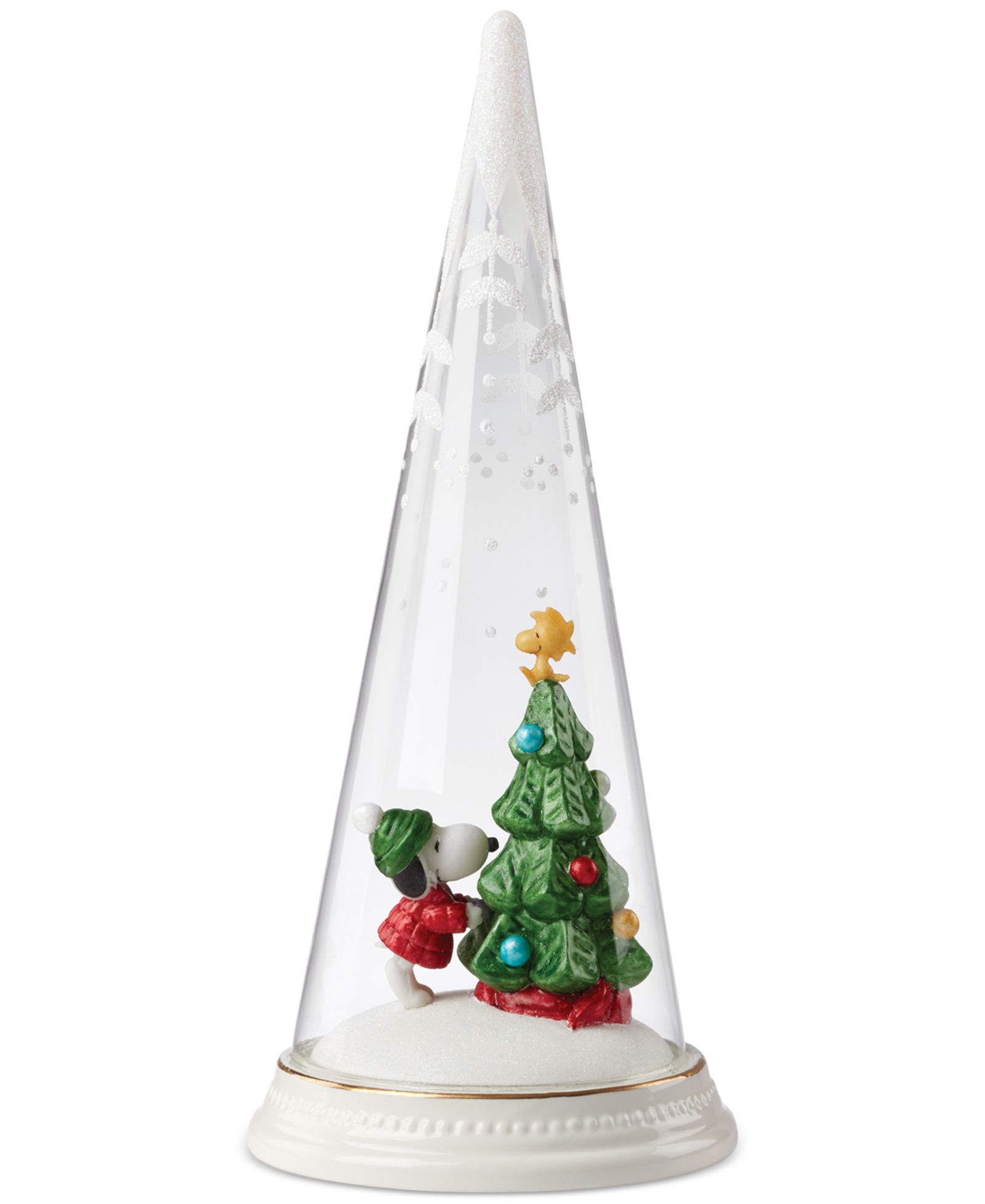 Lenox Peanuts Merry & Magical Christmas Scene Figurine, Exclusively at Macy’s