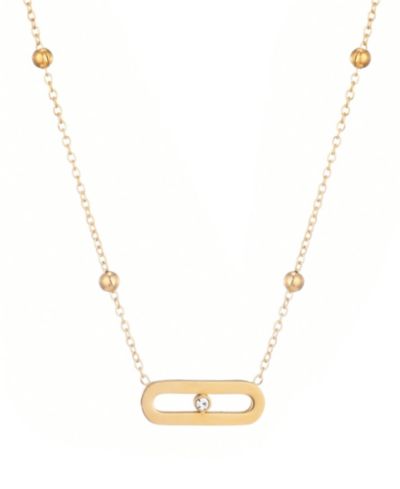 ADORNIA Tarnish Resistant Bar Necklace