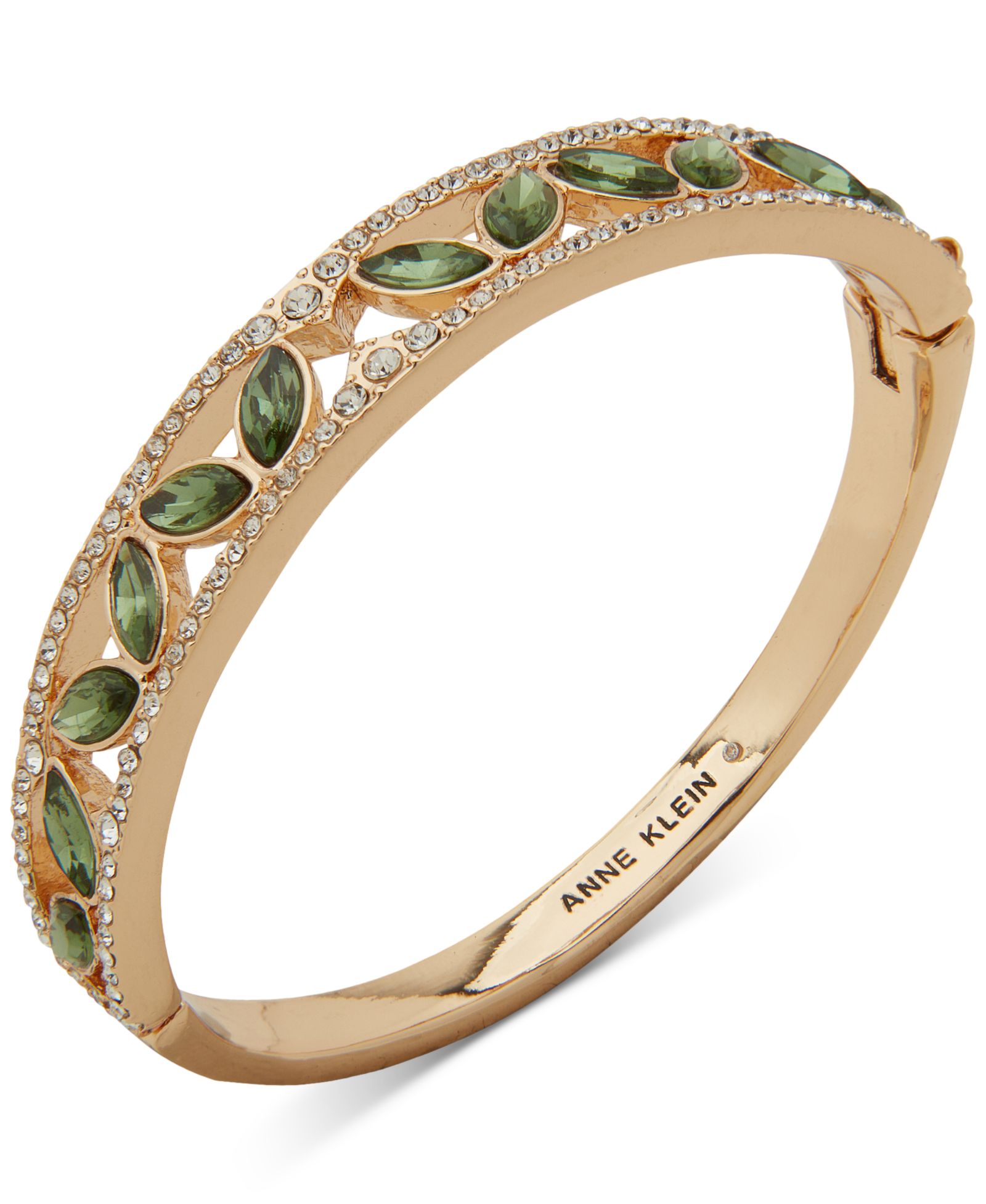 Anne Klein Металлический браслет с многоцветными камнями