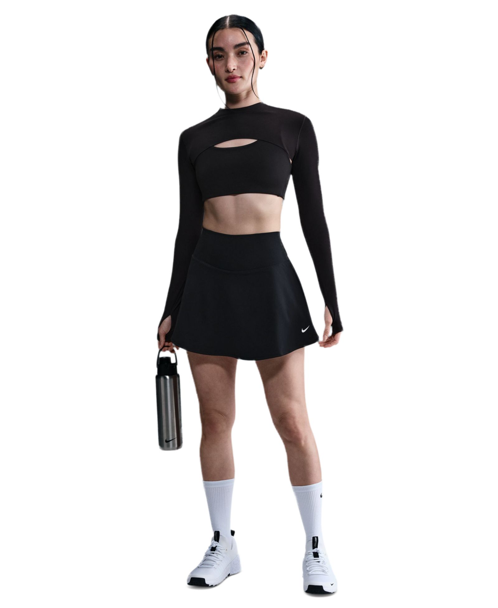 Nike Женская юбка Dri-Fit с логотипом Swoosh