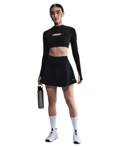 Nike Женская юбка Dri-Fit с логотипом Swoosh