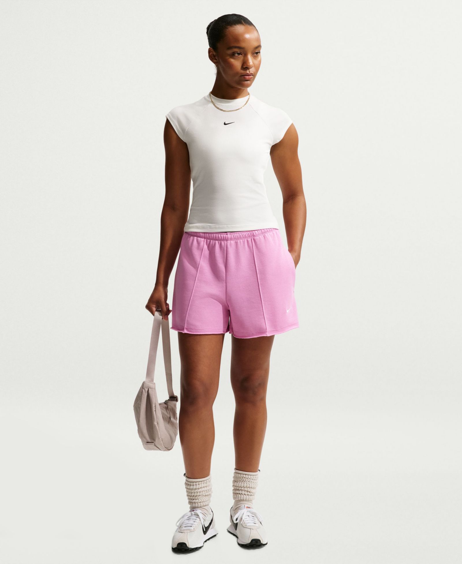 Nike Women's Mid-Rise French Terry Shorts