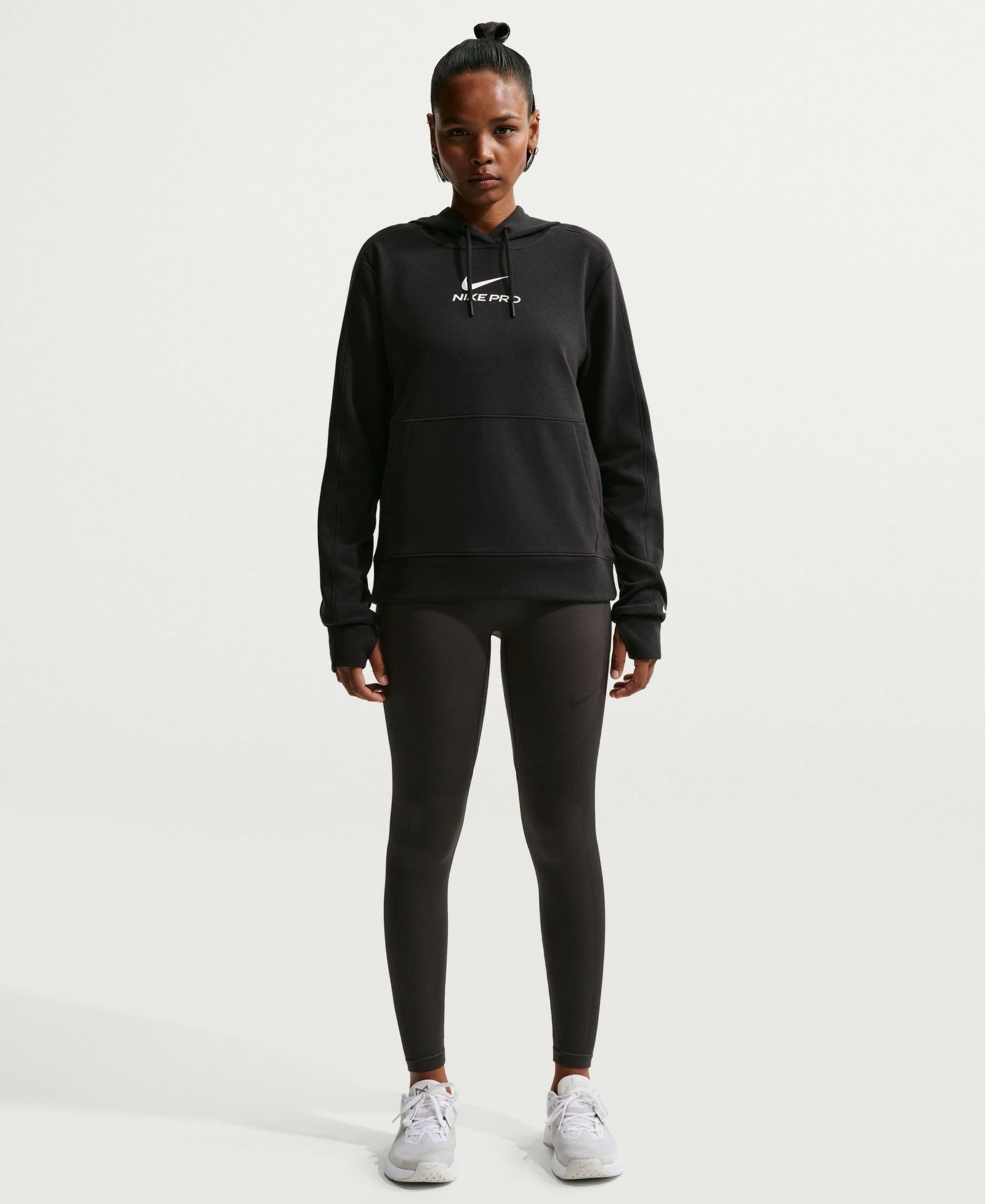 Женское худи Nike Pro Dri-FIT French Terry