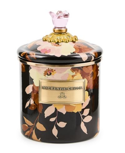 Маленькая банка MacKenzie-Childs Wild Rose Brown