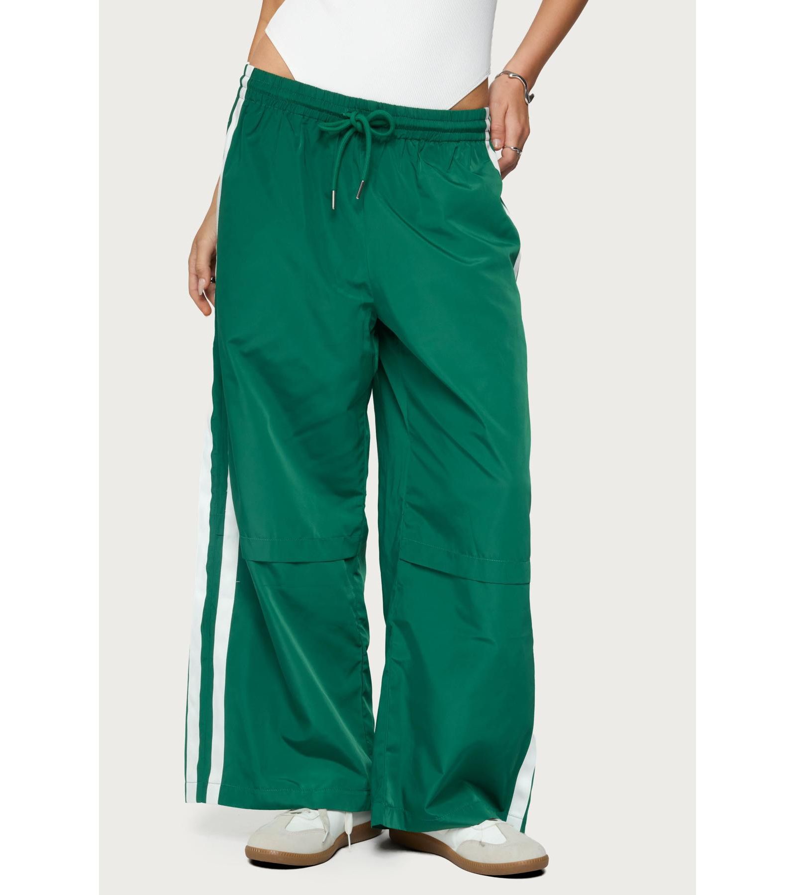 Edikted Women's Fauna Nylon Track Pants