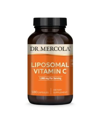 Dr. Mercola Liposomal Vitamin C, 1,000 mg per Serving, 90 Servings, Supports Immune Health