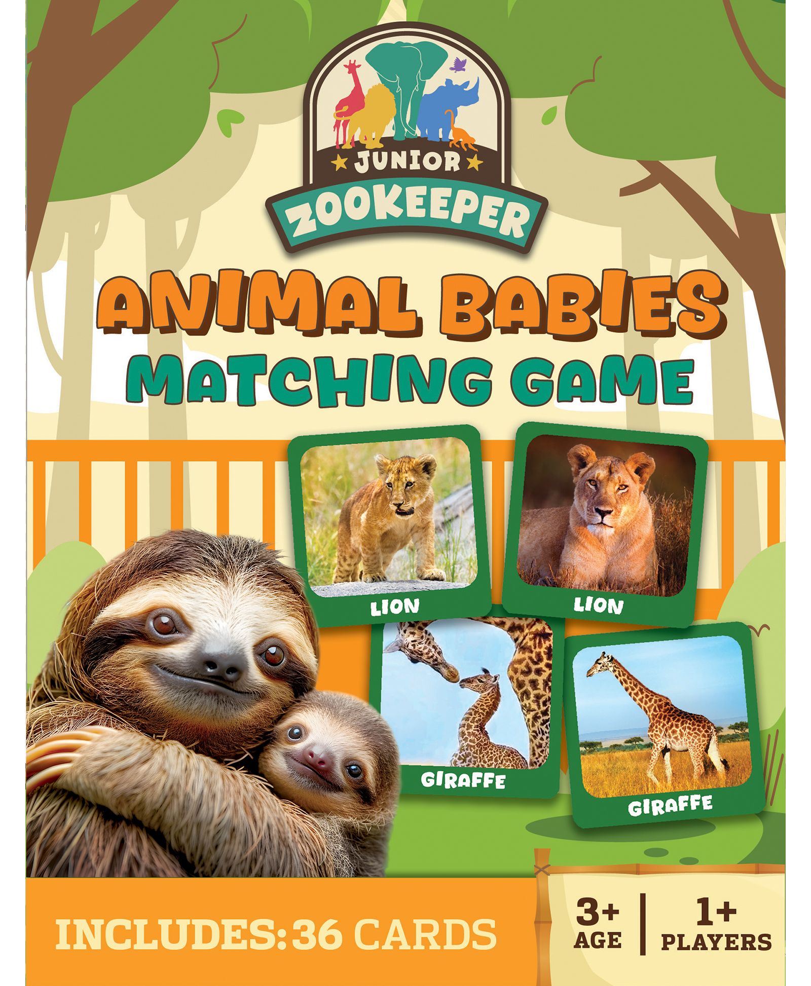 Детская игра на сопоставление Junior Zookeeper