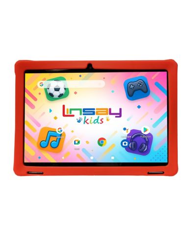 Планшет LINSAY 10.1" Octa Core 256GB Android 15 с защитным чехлом