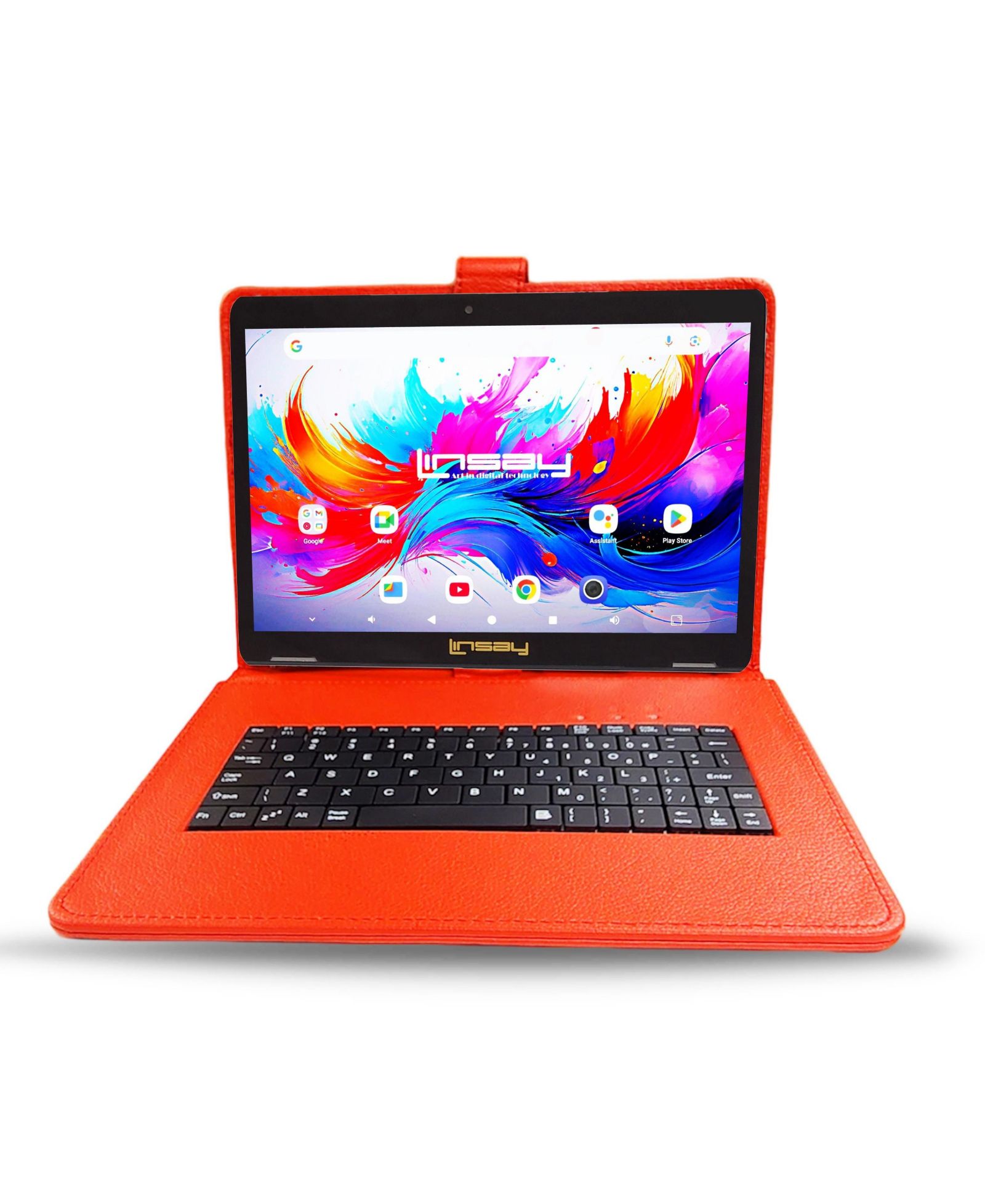 Linsay 10.1" Octa Core 256GB Android 15 Tablet