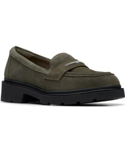 Dark Olive Suede