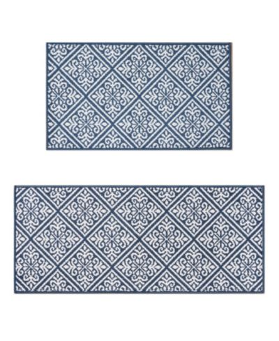 Dusty Navy, Ivory