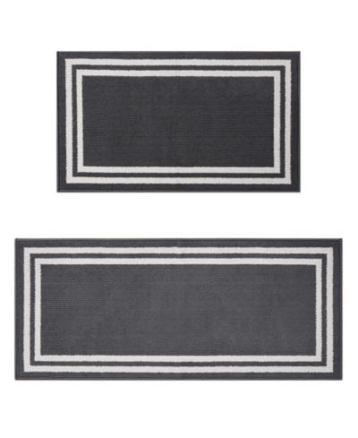 Laura Ashley комплект из 2 ковриков-дорожек Double Border Tufted