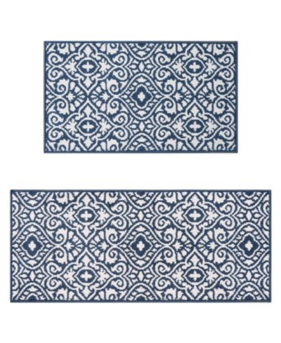Dusty Navy, Ivory