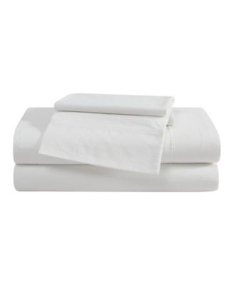 Комплект простыней Eddie Bauer Solid Brushed 180-Thread Count Cotton Percale, 3-Pc., Twin